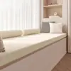 [La primavera no es demasiado tarde] alfombrilla moderna simple para mirador alfombrilla de ventana terciopelo teddy esponja extraíble y lavable tatami alfombrilla de balcón
