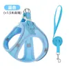 Nuevo arnés para perro tipo chaleco de malla de nylon, juego de correa, arnés reflectante para pasear perros, en stock para venta al por mayor # #