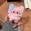 Novo Broche de Gatinho Kt de Pelúcia Colorido Contrastante Boneca Fofa Gato Boneca Pingente de Bolsa Acessórios de Presente