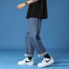 Amazon 2026 Verão Calças de Moda Versáteis Estilo Americano Masculino, Jeans Street Cor Sólida Fresco Tendência Atacado