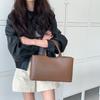 Bolso Tote de Moda Coreana para Mujer, Rígido y Tridimensional, Gran Capacidad, Múltiples Compartimentos, Bolso de Viaje de Alta Gama