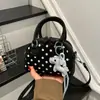 Bolso Bandolera de Lunares para Mujer 2026 Verano Nuevo Estilo Coreano Bolso de Mano Bolso Bowling Fresco Bolso Bandolera de un Solo Hombro