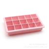 Molde de Silicona para Hielo de 15 Compartimentos Tipo Macaron Molde de Silicona Cuadrado para Cubitos de Hielo Molde de Silicona para Hielo de Fondo Suave