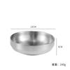 Juego de Vajilla para Barbacoa de Acero Inoxidable 304 estilo Coreano Palillos Dorados Cuchara Vaso para Agua Plato para Sabor Tazón para Arroz Plato para Huesos Plato para Salsas