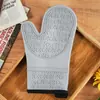 Guantes de silicona aislantes del calor antiquemaduras para horno especiales resistentes a altas temperaturas engrosados para cocina para hornear de silicona para horno microondas