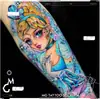 Tatuagem Adesiva Diablo Feminina À Prova D'água Duradoura Europeia e Americana Violência Lori ins Desenho Animado Fofo Flor Braço Não Refletivo Anti-Han