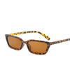 Gafas de Sol Retro Europeas y Americanas de Montura Estrecha Bicolor Estilo Coreano 97033 Gafas de Sol Hip-Hop para Celebridades de Internet