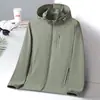 Ropa de Protección Solar de Alta Calidad para Parejas, Hombres y Mujeres, Chaqueta Ligera de Seda Helada Transpirable con Capucha para Verano, Protección UV para Exteriores