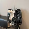 2026 Verão Nova Moda Para Ir ao Trabalho Grande Capacidade Bolinhas Bolsa de Ombro Transversal Tote Bolsa Feminina Atacado