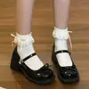 Zapatos de tacón alto retro estilo francés para mujer, nueva colección 2026, con lazo y tacón grueso, perfectos con vestidos