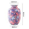 Nuevo Jarrón de Porcelana Azul y Blanco Estilo Chino Hidropónico Cerámico Botella Decorativa Lujo Ligero Sala de Estar Mesa de Comedor Adornos de Jarrón Cerámico