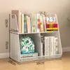 Estantería rodante con ruedas para almacenar libros, adecuada para estudiantes, uso doméstico y como estantería pequeña o estante de almacenamiento de pie junto a un escritorio