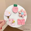 Pegatinas de flequillo de dibujos animados para niños, pegatinas mágicas para el pelo, pinzas para el pelo de bebé que no dañan el pelo, pinzas para el pelo de la frente, accesorios para el pelo de niñas