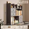 Estante de Almacenamiento de Escritorio de Madera Maciza Tablero Ecológico Estantería para Libros Infantiles Mesa de Almacenamiento de Escritorio Estantería de Mesa Armario de Almacenamiento Estante Organizador Vertical