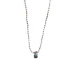 Collar de Cuentas Anulares, Diseño de Nicho, Versátil, Personalizable, Gama Alta, Moderno, Collar de Cadena para Clavícula para Mujer