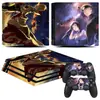 Adecuado para Consola de Juegos Sony Ps4Pro Pegatinas de Vinilo Coloridas, Resistente a los Arañazos, Impermeable, con Orificios de Ventilación, Carcasa Personalizada para Consola