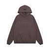 Sudadera con capucha de forro polar Fog Multihilo con estampado de letras de silicona 3D Marca de moda Unisex Sudadera para pareja Venta al por mayor