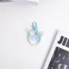 Llavero de Mariposa Acrílica de Colores, Accesorio Cosmético para Mujer, Colgante Decorativo para Bolso de Cadena de Perlas y Estuche de Auriculares