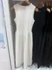 Vestido Feminino de Retalhos com Ajuste na Cintura / Saia sem Mangas com Gola Redonda e Ajuste na Cintura 26 Novo Estilo Primavera/Verão E484887/477303