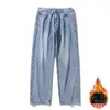Ropa para Hombre ACU Jeans Ojo de Gato Retro Otoño 2026 Nueva Llegada Estilo Americano Marca de Moda Mezcla Lavada Desgastada Pantalones Casuales