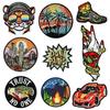 Parches de Insignia Personalizados, Brazaletes Estilo Universitario, Insignias de Pecho, Accesorios para Ropa, Parches de Tela Bordados, Insignias de Número Termoadhesivas
