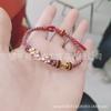 Original DIY este año pulsera de cuerda roja hecha a mano cuerda roja estilo nacional pulsera de algodón frotada a mano venta al por mayor directa de fábrica
