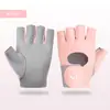 Guantes Deportivos de Medio Dedo para Fitness Antideslizantes Resistentes al Desgaste Transpirables Anti-callos Protección de la Palma Equipo de Ciclismo Yoga Protección de Manos para Entrenamiento