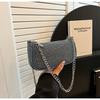 Bolso Retro con Remaches para Mujer Nuevo 2025 Moda Primavera Cadena Bolso Cuadrado Pequeño Estilo Coreano Casual Versátil Hombro Cruzado