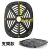 Acessórios para Air Fryer Separador de Óleo Placa Separadora de Óleo Grelha Separadora de Óleo Suporte com Filtro de Óleo Separador Folha para Cozinhar no Vapor Conjunto de Assadeiras Base de Silicone Grelha
