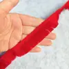 Encaje de Borla de Poliéster de Color de 2.5cm Crin de Caballo DIY Cabeza de Tigre Zapatos Pendientes Hilo de Bordar Borlas Accesorios de Ropa