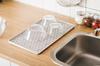 Taza Doble Capa Plato Escurridor Plástico Rectangular Cesta Escurridora Sala de Estar Cocina Bandeja de Té Bandeja de Té Hogar Plato de Fruta