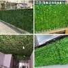 Teto Placa de Gesso Folhas Verdes Pendurado Plantas Verdes Folhas de Uva Decoração de Linha Flor Trepadeira Loja Loja de Frutas Cobertura