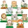 Novas Decorações de Mesa Colmeia com Animais da Selva Suprimentos para Decoração de Festa de Aniversário Decoração de Mesa de Festa Enfeites de Colmeia