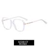 82248 Nuevo Marco Óptico para Mujer Estilo Lujo Accesible Europeo y Americano Gafas para Miopía Fábrica Stock Directo Pin de Pegamento Dorado Marco de Gafas Cp
