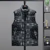 Chaleco de Algodón Relleno de Comercio Exterior para Hombre Otoño e Invierno Espeso Flor de Anacardo Abrigo de Estudiante Chaleco de Abrigo para Pareja Chaleco