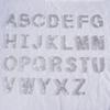 Zhaoshun nova letra de strass Figura 26 letras em inglês adesivos de strass diy roupas bolsas decoração strass imagem quente