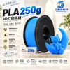 Filamento para impressão 3D PLA 250g, compatível com filamento ecológico Bambu Lab, para impressão de alta velocidade, 1,75 mm, direto da fábrica, para vendas transfronteiriças