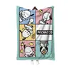 Nueva Manta de Franela Pochacco de Dibujos Animados Sanrio Transfronteriza, Linda Manta de Siesta Pochacco, Manta de Sofá