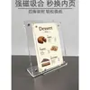 Soporte de Exhibición de Etiquetas Acrílico Soporte de Escritorio Magnético Fuerte Tarjeta de Mesa Pequeña Etiqueta de Precio Placa de Precio Nombre del Precio del Producto