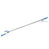 Pinza recogedora de basura de acero inoxidable con mango recto y tubo redondo, pinza de limpieza sanitaria, pinzas para basura de mango largo, pinza doméstica que ahorra trabajo