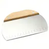 Cortador de Masa de Acero Inoxidable para Uso Doméstico con Báscula, Adecuado para Cortar Fideos de Arroz, Fideos Hechos a Mano, Hornear y Raspar Masa