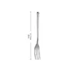 Juego de Cubiertos de Acero Inoxidable con Mango Inclinado en Forma de Herradura, Cuchillo para Filete de Hotel Espesor, Tenedor, Cuchara para Sopa, Cuchara y Tenedor para Postre de Restaurante