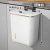 Lixeira de Parede para Banheiro Fresta Doméstica com Tampa Vaso Sanitário com Tampa Cozinha de Parede Pendurada Lavabo