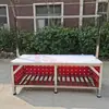 Mesa de Corte de Porco, Rack Suspenso para Carne de Açougue, Vitrine Refrigerada para Carnes Frescas de Supermercado Comercial, Bancada de Aço Inoxidável para Cortar e Vender Carne