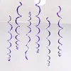 Decoración colgante de vacaciones, cumpleaños, Navidad, decoración colgante en espiral de PVC, guirnalda, decoración de ventana, pasillo, techo, venta al por mayor