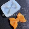 Molde de silicona de lazo nuevo lindo lazo cinta accesorios para el cabello con caída molde de silicona decorativo en stock venta al por mayor