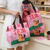 Bolsa Térmica Pequeña para Llevar de Caballo No Tejida Papel de Aluminio Engrosada Bolsa de Embalaje para Catering Comercial para Llevar Bolso de Mano Se Puede Imprimir Logo