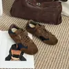 Nuevos zapatos de mujer 2026, estilo europeo y coreano, zapatillas de entrenamiento alemanas de color block a la moda, zapatillas casuales planas con cordones, zapatos individuales versátiles