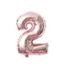 Balão de alumínio em formato de letra A-Z inglesa de 16 polegadas para festa de aniversário decoração de festa suprimentos atacado