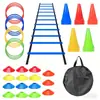 Escada de Agilidade Borboleta Multifuncional Escada de Amarelinha Dobrável Obstáculo de Amarelinha Equipamento de Treinamento Físico Infantil Escada de Corda Macia